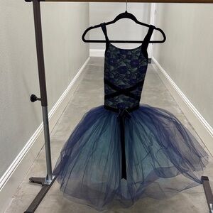 Revolution Navy and Black Kids Dance Costume